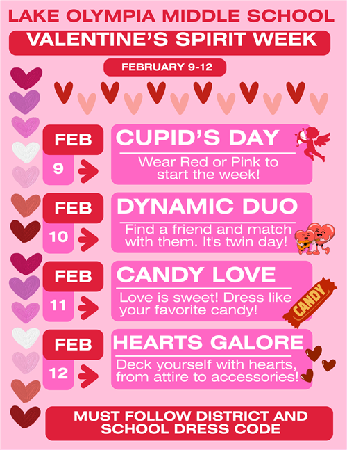  Valentines Spirit Week 